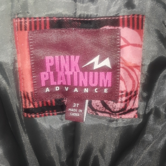 Pink Platinum rose and line bold color snow suit - Picture 2 of 16